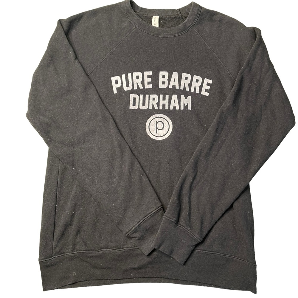 PURE BARRE Durham Graphic Sweatshirt Bella Canvas Size Medium